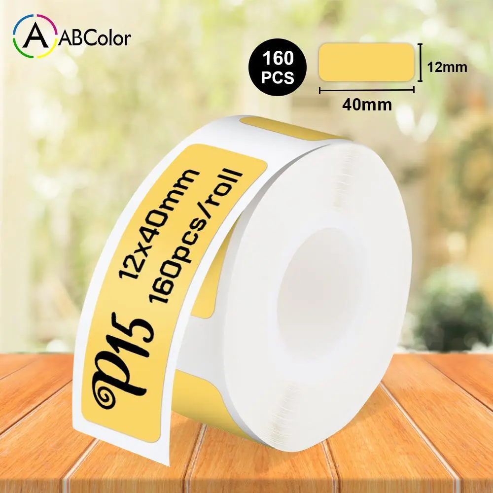 Suitable for Pristar P15 label paper 15*30mmMarklife P15 P12 P11 L12 DELI Q2 PRT M11 mini portable label printer self-adhesive label