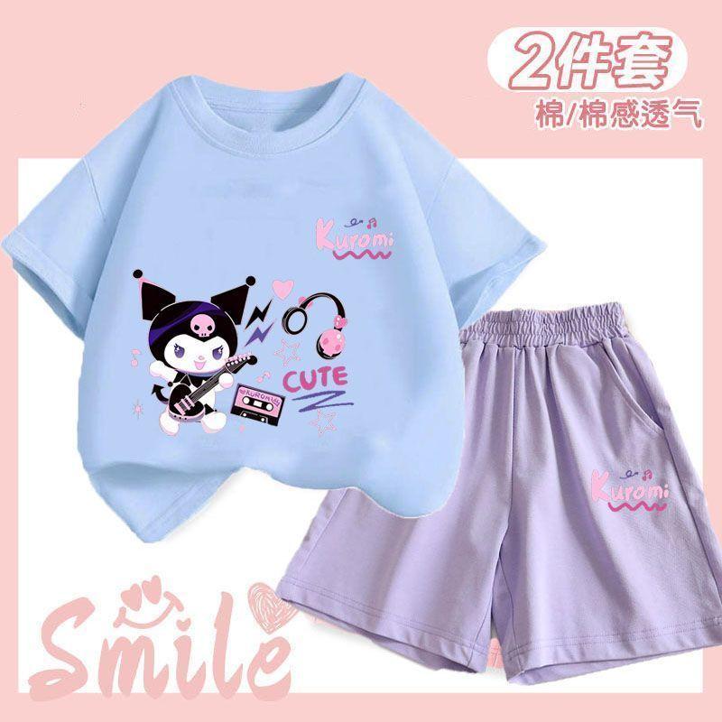 Product Introduction of Bộ Đồ Trẻ Em, Quần Đùi Ngắn Tay Cho Bé Gái, Quần Đùi ngắn Tay Mùa Hè Cho Trẻ Em Clow M, Bộ Hai Mảnh, Quần Đùi Thoáng Khí, Thời Trang, Thích Hợp Cho Năm 2025 7