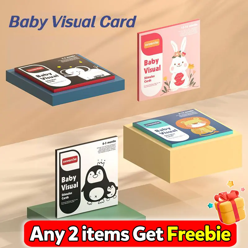 0-36 Months Baby Visual Stimulation Cards Early Education Tools Toys ...