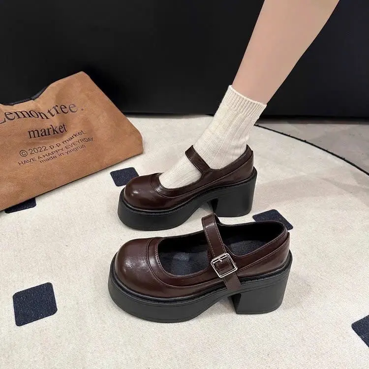 [ MUA 1 TẶNG 1 ]  Giày tiểu thư công chúa lolita form 1.5 mới nhất mùa thu đông 2024 G89 - Tặng 1d tất thêu hình ngẫu nhiên 2