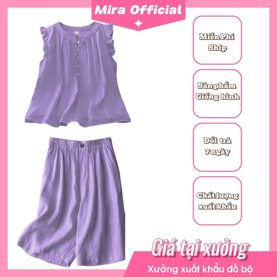 V30-Đồ bộ nữ đon giản chất vải ĐŨI nhật mềm mịn mặc mát