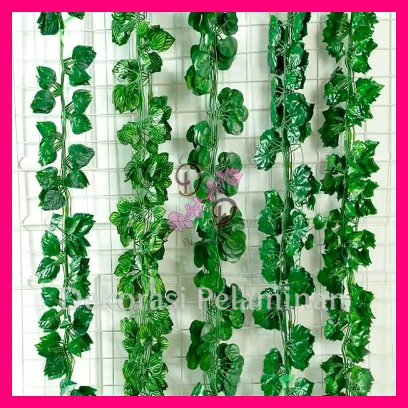 DAUN RAMBAT SULUR ARTIFICIAL GARLAN Besar (240cm) / Kecil (220cm) - JUNTAI RAMBAT HIASAN DEKORASII 1