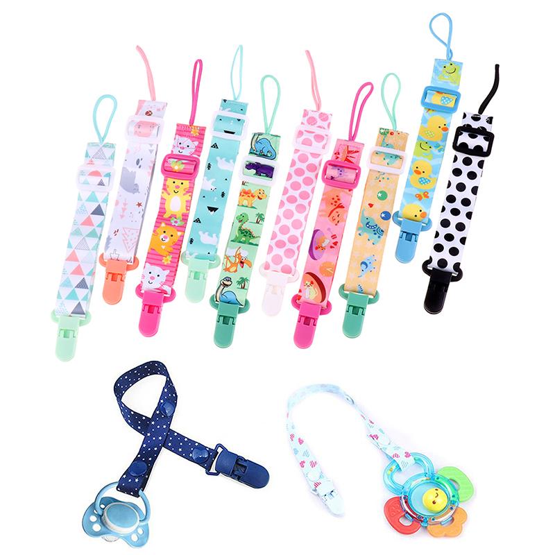 Product Introduction of 1Pc Adjust Baby Pacifier Clip Chain Ribbon Dummy Holder Soother Pacifier Clips Strap Nipple Holder for Infant Feeding 9