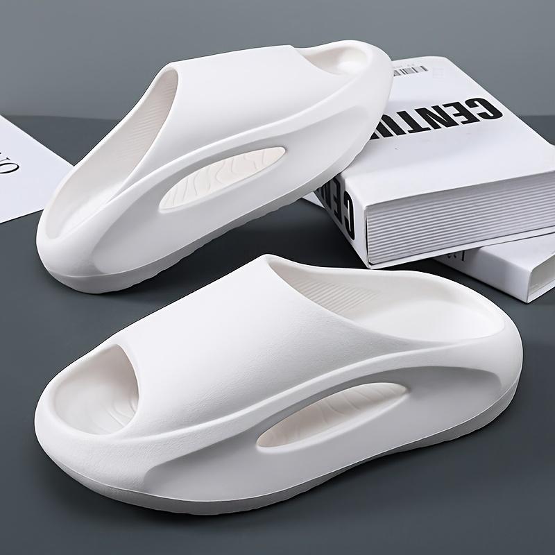 Product Introduction of Men's Summer Slippers Simple Versatile Outdoor Thick Sole Non-Slip Men's Sandals Casual Beach Slide Slippers 5