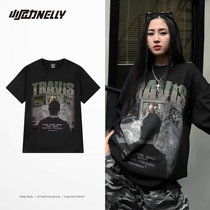 Áo phông ngắn tay Nely - Travis Scott