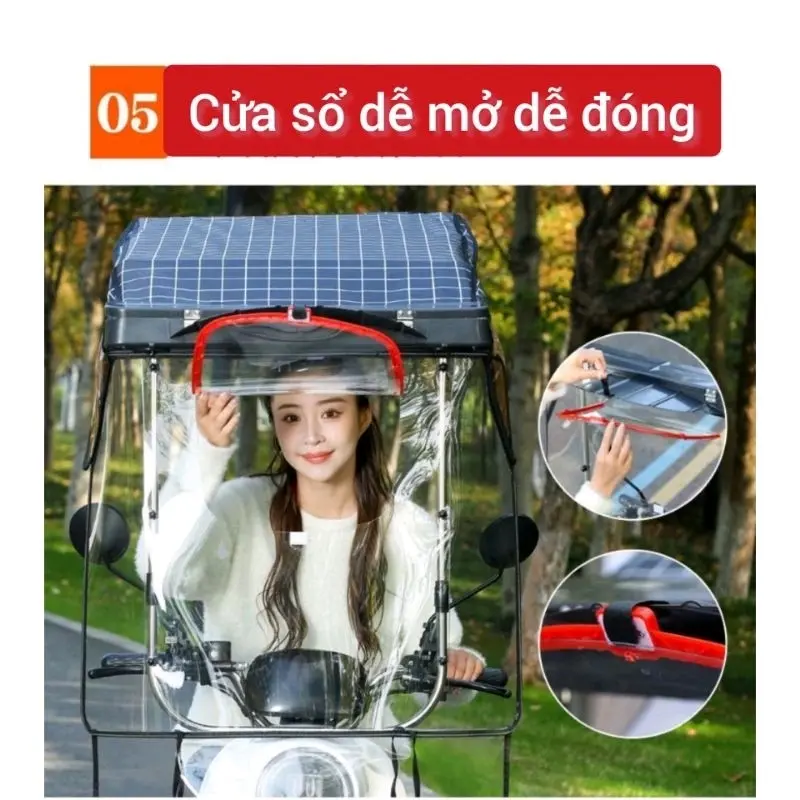 Mái che, ô che, dù che, mui che, rèm che, trùm che, bạt che xe gấp gọn trong phút mốt, phụ kiện xe 860 2