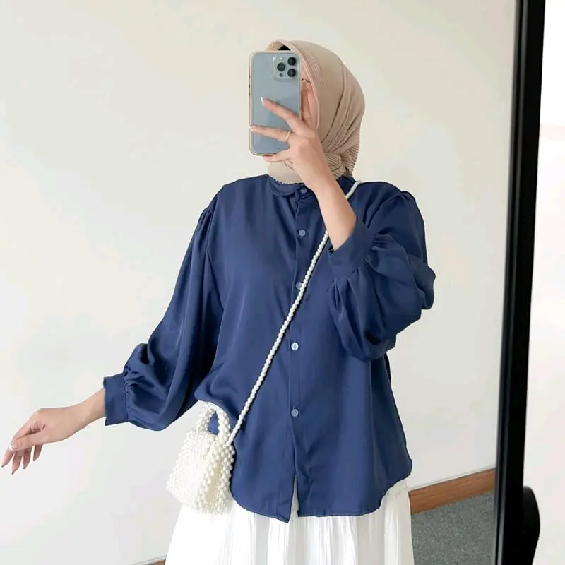 Elze Blouse Syakila Kemeja Balon