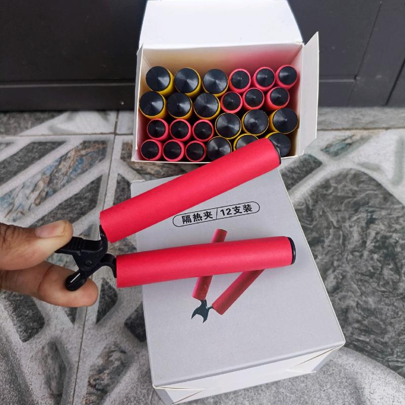 Kẹp Xốp Chống Nóng , Chống Bỏng Da Đầu Khi Uốn Nóng Tóc  ,Kẹp Đỡ Trục Nóng Uốn Tóc Cho Salon , Kẹp Xốp Cách Nhiệt Uốn Nóng Tóc , Hộp 12 Kẹp Xốp Cách Nhiệt Chân Tóc Nữ Women