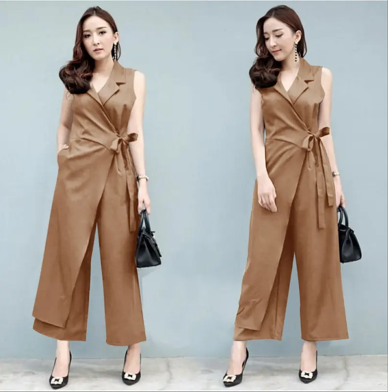 [HNFK] Jumpsuit Wanita Model Baru / Jumpsuit Made / Baju Kodok Dewasa /Jumpsuit Korea / Jumpsuit Wanita Trend Kekinian 3