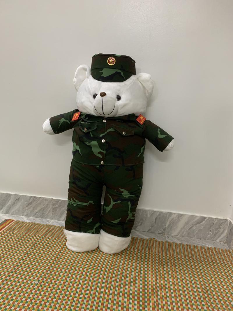 Product Introduction of Gấu bông rằn ri k20 ĐẶC CÔNG , size 90cm , có in tên 2
