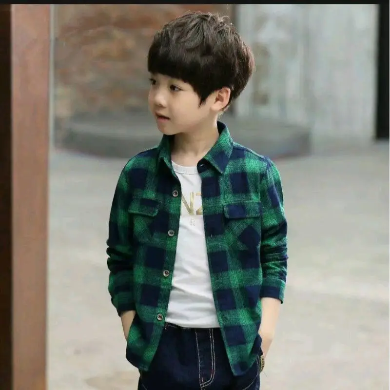 KEMEJA IMPORT ANAK UMUR 3-10TAHUN/KEMEJA FLANEL ANAK LAKI-LAKI