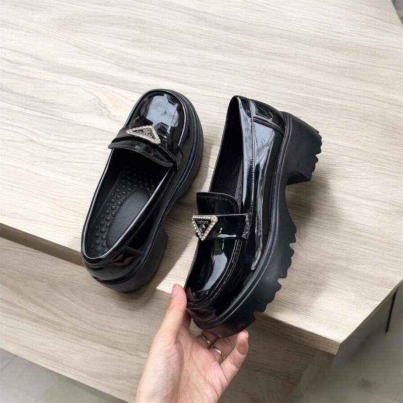 Giày Đốc Nữ Mác đá Tam Giác đế PU cao 5cm chân mỏng gầy lùi 1sz