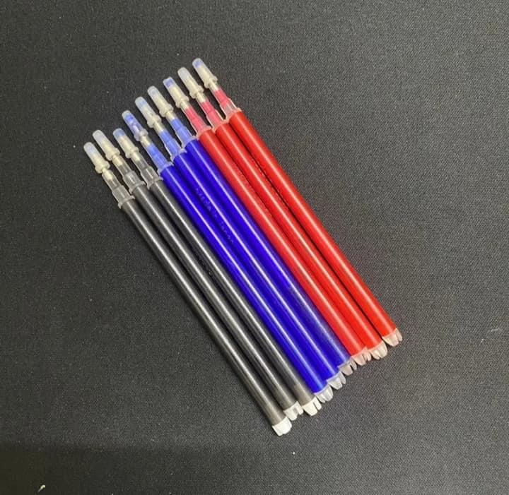 Bút vẽ bay màu khi ủi 3 màu đen, xanh, đỏ