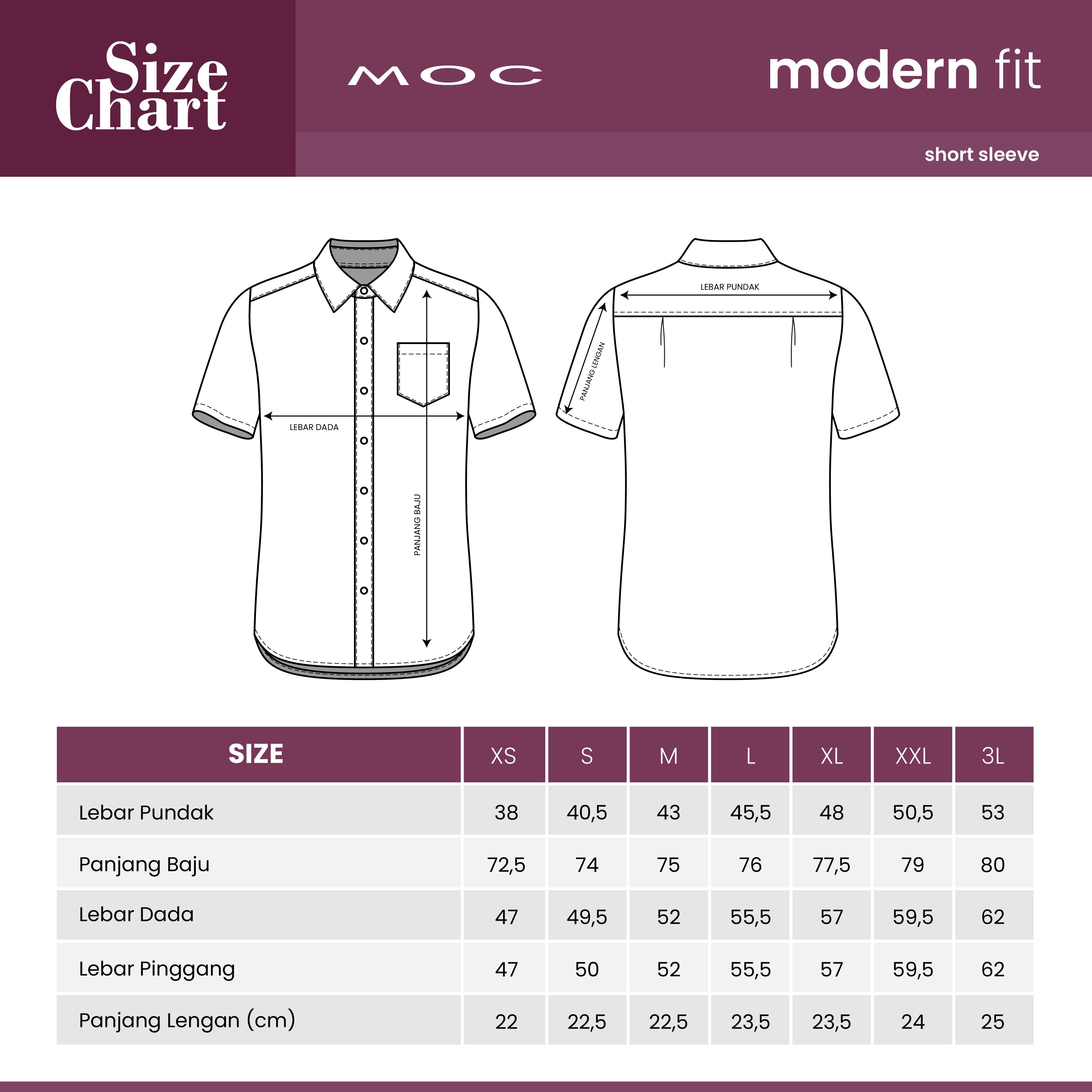 MOC - Kemeja Shanghai Lengan Pendek Pria Fahir - Beige