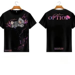 แฟชั่นฤดูร้อนใหม่น่าเบื่อแบรนด์อินเทรนด์แฟชั่นอเนกประสงค์สบายๆแขนสั้นหล่อเยาวชนอาวุโสเสื้อยืดครึ่งแขนเสื้อ