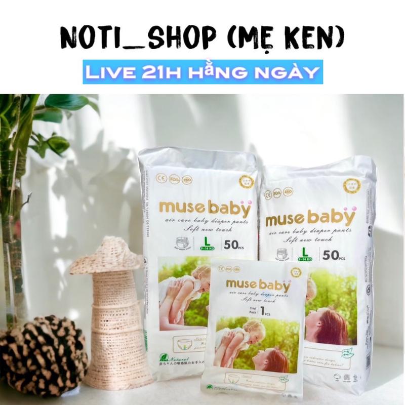 [HCM] 100miếng Bỉm Tã Quần Cao Cấp MUSEBABY size M đến 5XL cho bé tả  con tả  con hankkumi ta ước cho bé đùi ếch Women Nữ baby jailyn oanh you bebe hằng tả  your bebe 150 100