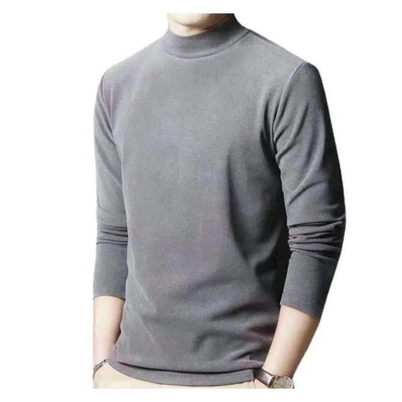 Áo giữ nhiệt thu đông cổ cao 3 cm co giãn 4 chiều ấm áp trẻ trung Menswear 3