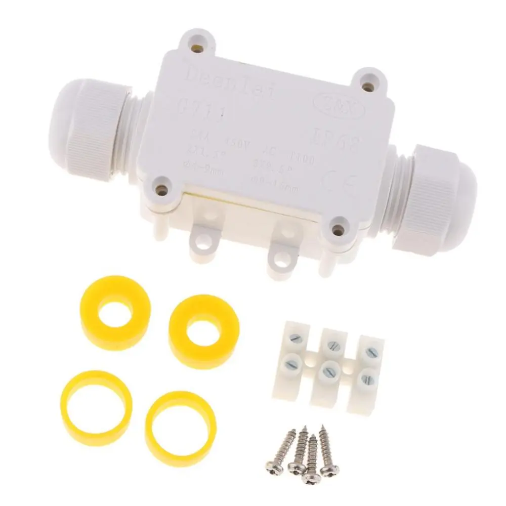 Waterproof Outdoor Electrical Junction Box Wires Connectors