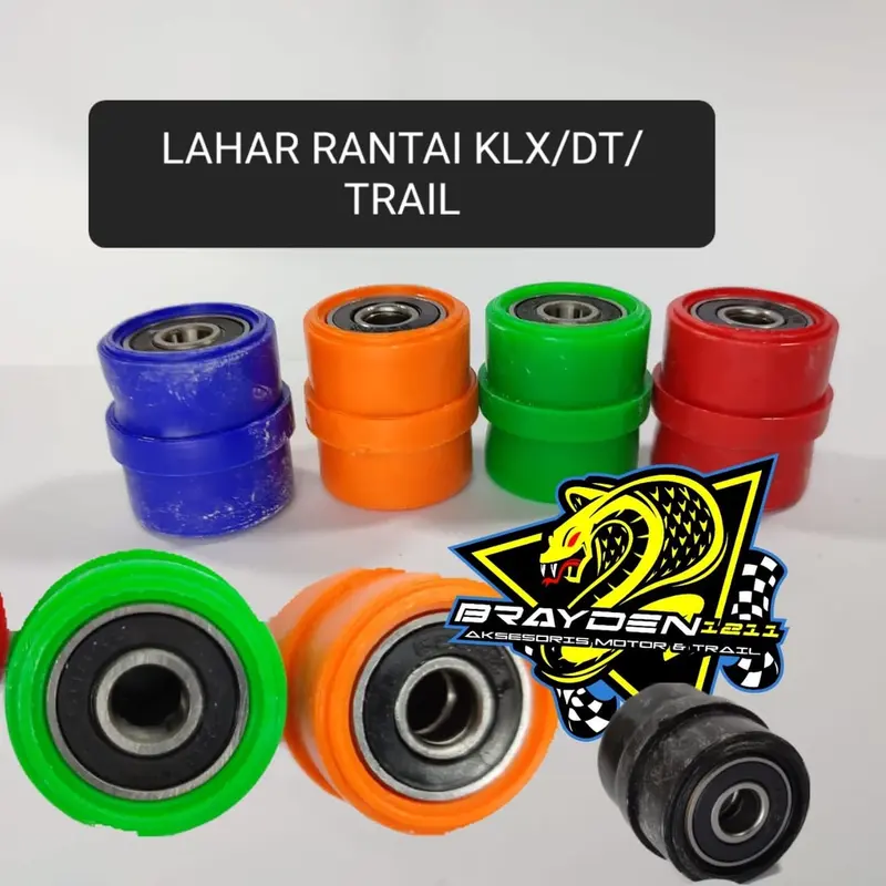 Roller Chain Tahanan Rantai Bearing Lahar KLX BF Dtracker 150 karet roll rantai klx 150 0