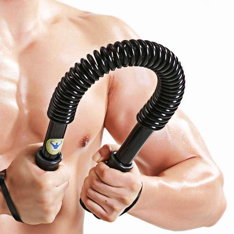 Spring Bar Resistance Bar Bend Bar Chest Arm Strength Training - TikTok ...