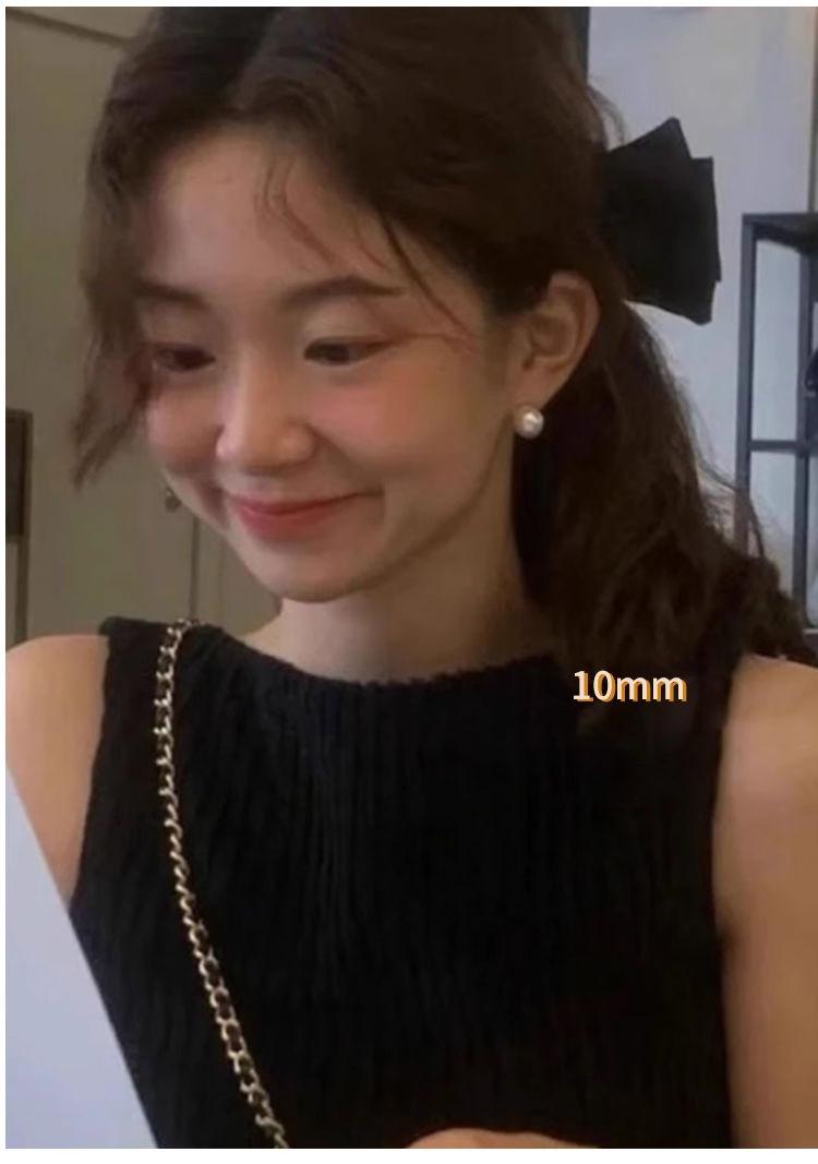 Product Introduction of ต่างหูมุก Shijia เงินแท้ 999 สำหรับผู้หญิง ต่างหูสังคมที่หรูหรา ราคาไม่แพง หรูหรา ระดับไฮเอนด์ เครื่องประดับขายดี 8