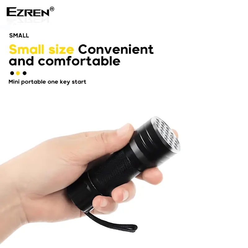 Ezren EZ-0482 Senter Lampu UV Ultraviolet 21 LED Money Detector 3