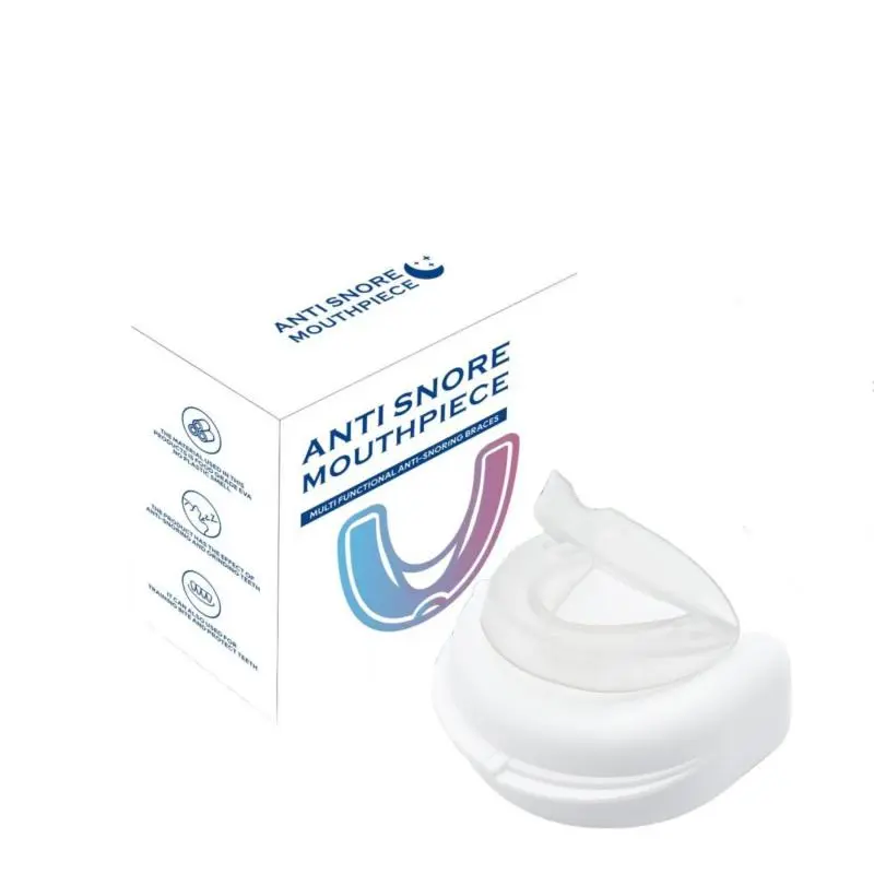 Anti-grinding & snoring Braces, Upper and Lower Double Layers Of Clear Braces, Prevent Teeth Grinders, Teeth Grinding Guard for Women & Men