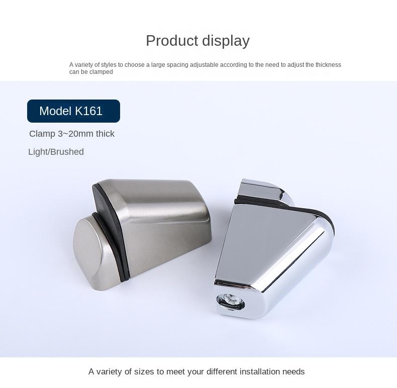 Product Introduction of Kẹp Kính Kệ Có Thể Điều Chỉnh Chất Liệu Hợp Kim, Kẹp Miệng Cá Kẹp F, Giá Đỡ Cố Định Kẹp, Giá Đỡ Hỗ Trợ Kệ Vách Ngăn Đầu Nối 1