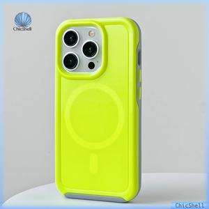 Ốp Điện Thoại Từ Tính, Màu Trơn Ốp Cứng, Chống Sốc, Tương Thích Với MagSafe, Cho iPhone 16, 12, 11, 13, 14, 15 Pro Max, 16ProMax, 16Plus, 14Plus