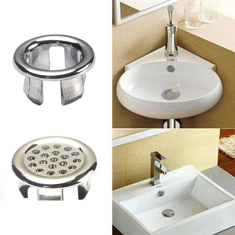 Product Introduction of 1pc Wash Basin Overflow O-Ring Bathroom Household Bathtub Overflow Ellipse Ring Sink Washbasin Hole Overflow Ring 0
