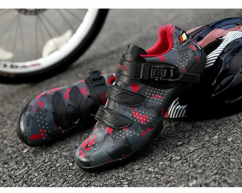 Product Introduction of Men cycling shoes speed self-locking MTB shoes man road bike shoes bicycle racing sneakers triathlon sapatitilha Ciclismo MTB size 36-47 43