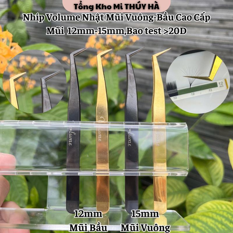 Nhíp Nối Mi Volume Gắp 20d -30d Nhật Mũi 12mm và 15mm _Thúy Hà Trang Điểm Mỹ Phẩm Cosmetic Nữ