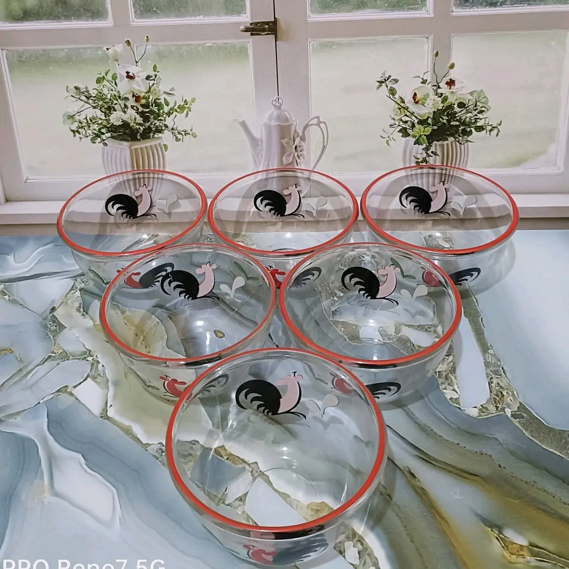 Mangkok jago kecil isi 6pc DM 9cm