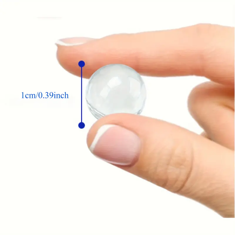 100pcs Clear Glass Marbles for Vase Filling, DIY Crafts, and Home Decor  Transparent Glass Balls for Aquascaping, Centerpieces, and Creative Projects, Vases Home Decor 2