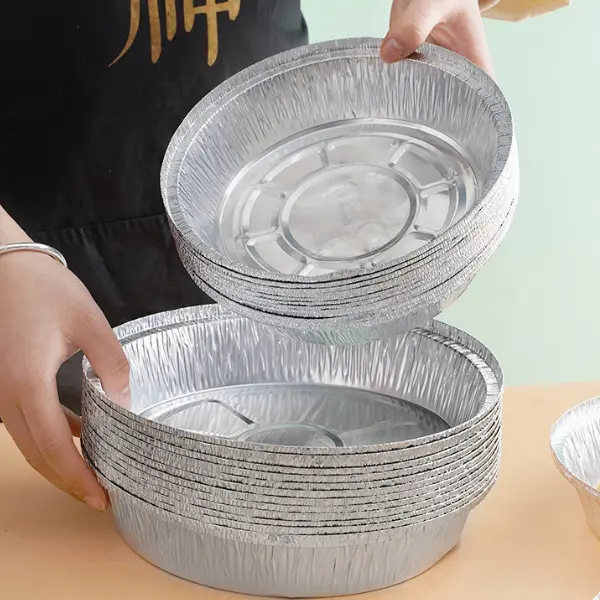 ถาดฟอยล์แบบใช้แล้วทิ้งสำหรับหม้อทอดไฟฟ้า / เตาอบ (10 ชิ้นต่อแพ็ค)