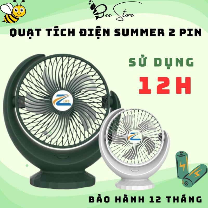 Quạt tích điện mini để bàn Super công suất lớn 3 chế độ mát pin 10000mAh. Quạt sạc điện cầm tay làm mát xoay 180 độ Phụ Kiện Usb
