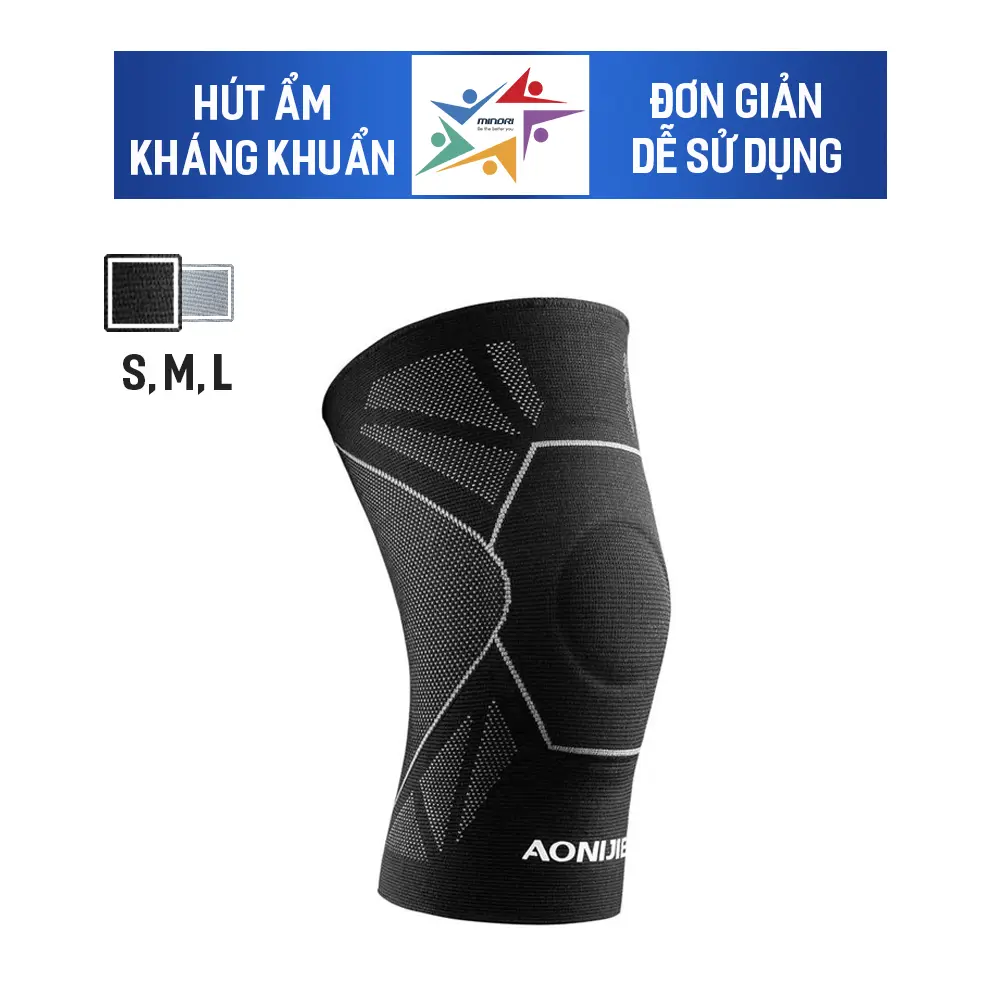 Bó Gối Đàn Hồi Băng Gối Bảo Vệ Khớp Aonijie E4108 Cao Cấp 1 Chiếc Phụ Kiện Cao Cấp Chạy Xe Đạp Sport
