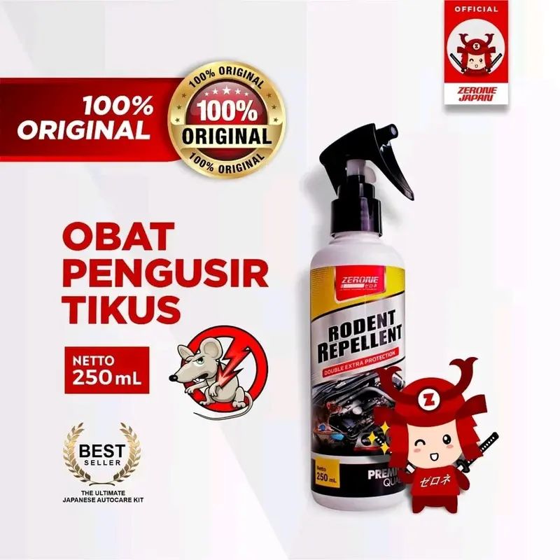 ZERONE Rodent Repellent Obat Pengusir Tikus Ampuh Premium 250 ml. 3