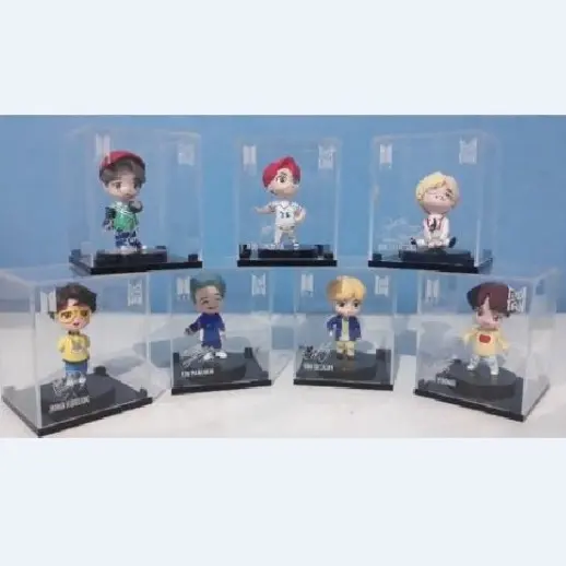 BOX TINY TAN MIC DROP BTS uk 10x8x8cm / BOX WADAH FIGURE BTS Toy