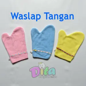 Waslap Jari Bayi Waslap Mandi bayi Waslap tangan WASLAP HANDUK JARI BAYI WASLAP LAP MANDI BAYI Kulit Bulu
