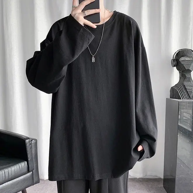 Áo thun tay dài Wind phông nam nữ form rộng unisex oversize ulzzang Áo thun dài tay 3153