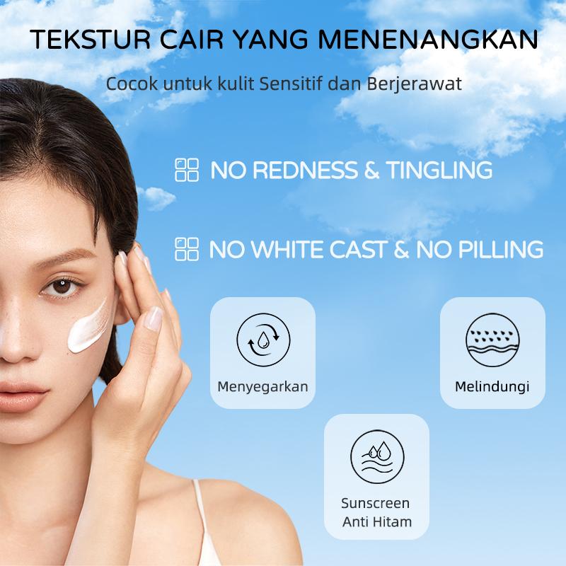 【BPOM】ONLYOU High-power sunscreen / pre-makeup milk insulating milk moisturizing / brightening sunscreen/Beli 1 Gratis 1 /COD 1