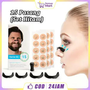 30Pcs Nasal Dilator Magnetic Anti Ngorok Apnea Bantu Pernafasan Tidur Sport