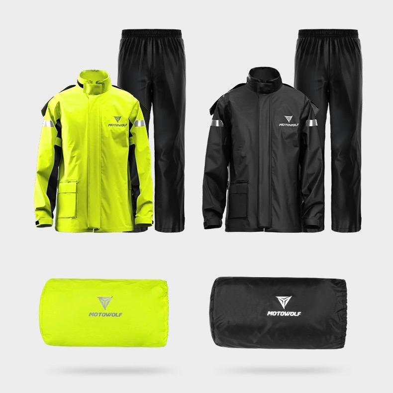 Áo Mưa Bộ Motowolf siêu nhẹ cao cấp MDL 0401