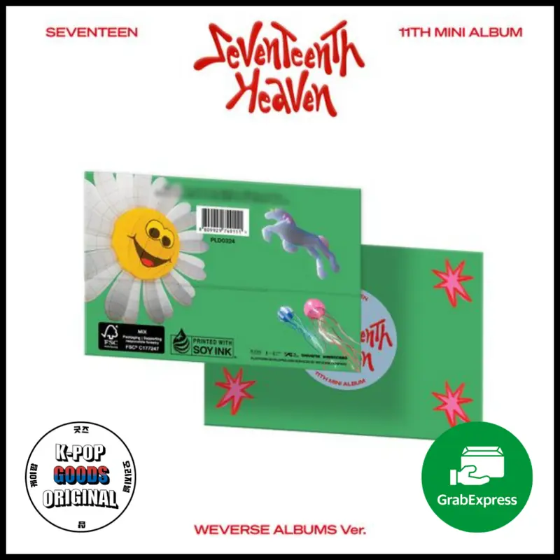 [READY STOCK] SEVENTEEN - 11TH MINI ALBUM [SEVENTEENTH HEAVEN] Cd 0