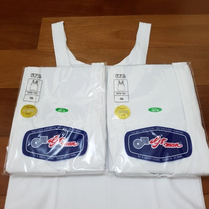 Singlet / Pakaian Dalam Pria GTMAN 302B Size 32 34 36 2