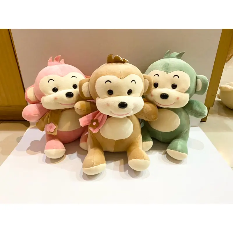boneka cute monkey with syall animal binatang monyet lucu cantik bagus murah by seulgi (05020290) 0