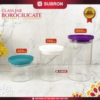 Gambar SUBRON Toples Jar Kaca Borosilicate Bulat Kue Makanan 400ml 750ml 1000ml Tutup Kedap Udara - 400ml RANDOM dari SUBRON KITCHENWARE Kab. Bandung 5 Tokopedia