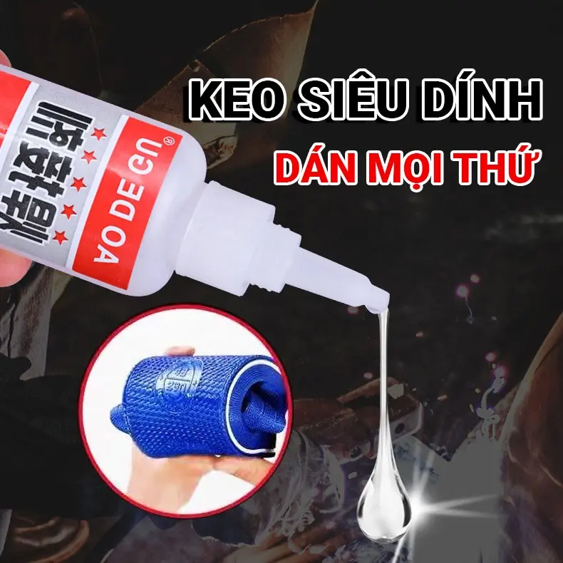Keo Đa Năng Siêu Dính, Khô Nhanh, Dán Sửa Mọi Thứ Trong Nhà, Không Hại Da Tay 0