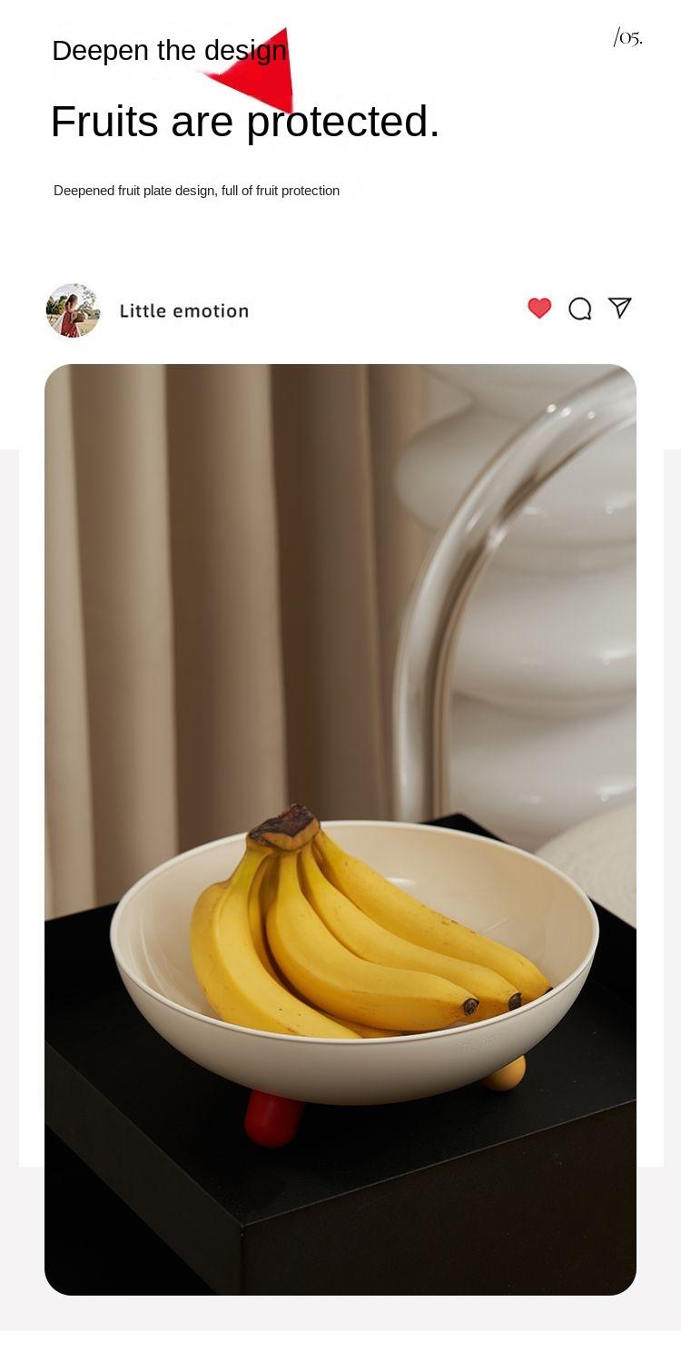 Product Introduction of Creative snack tray, candy tray, fruit tray with high aesthetic value, living room coffee table, fruit tray, household dried fruit tray, high footed fruit tray 7
